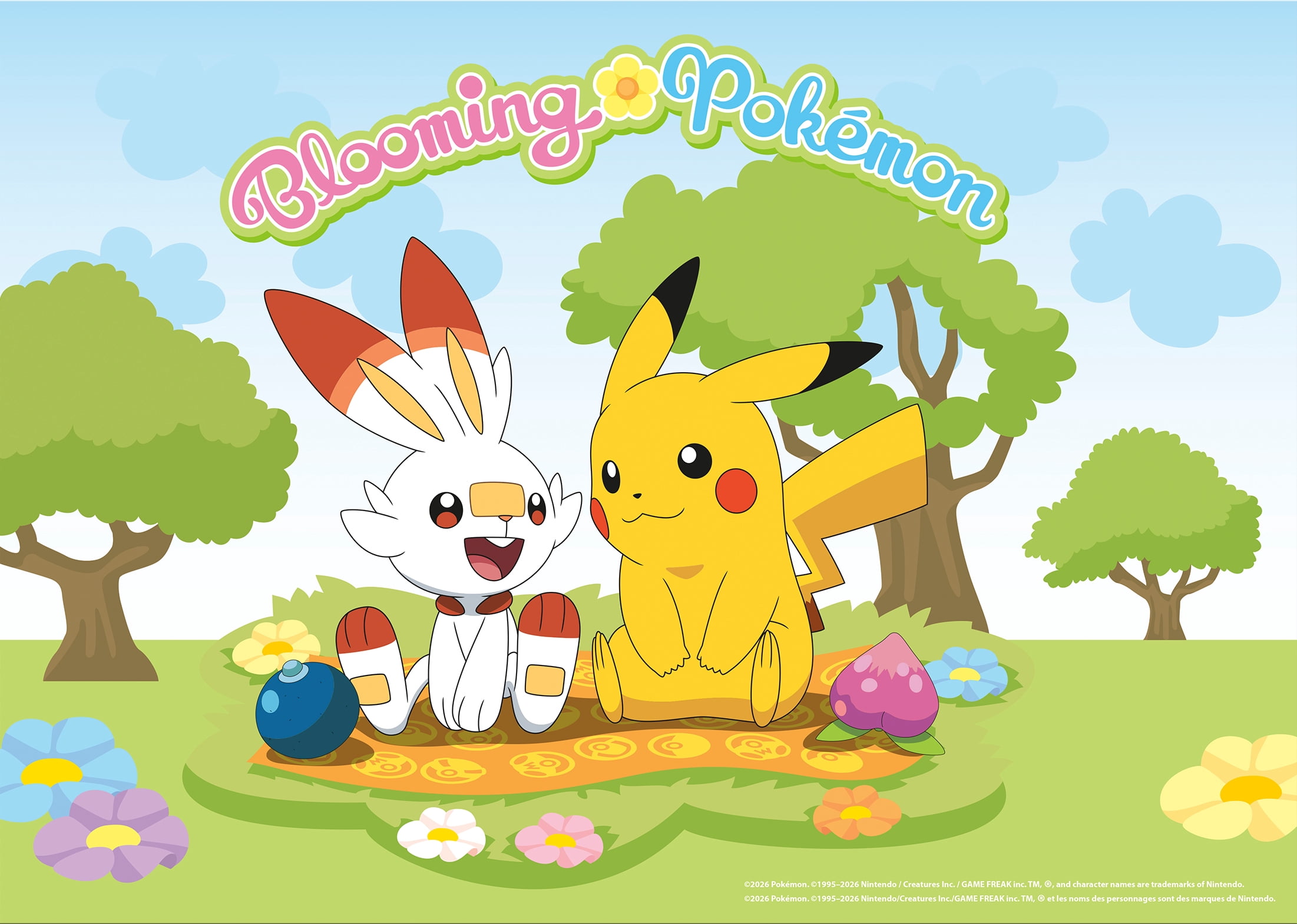 Buffalo Games Blooming Pokemon 4x1 KIDS Multipack 268-Piece Interlocking Jigsaw Puzzle for Adults Ages 4+