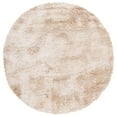 thumbnail image 5 of SAFAVIEH Toronto Deasun Solid Polyester Shag Area Rug, Beige, 3' x 5', 5 of 10
