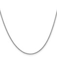 thumbnail image 3 of Leslie's 14K White Gold 1.6 mm Round Cable Chain (Weight: 3.78 Grams, Length: 20 Inches), 3 of 5