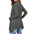 thumbnail image 6 of Enjoytime Lightweight Cardigans for Women Long Sleeve Open Front Cardigan Casual Fall Fashion Asymmetrical Hem Knit Coat, 6 of 6