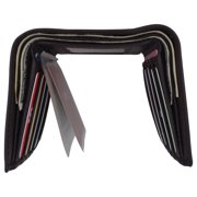 Slim Mens RFID Security Blocking Slim Trifold Credit Card ID Leather Wallet