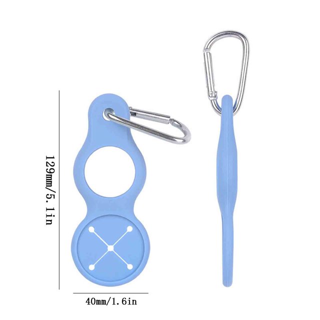 Bouteille d'Eau pour Chien en Silicone, Pince pour Bouteille d'Eau de Sport, Support de Bouteille d'Eau de Plein Air pour la Randonnée, Bouteilles d'Eau en Acier Inoxydable