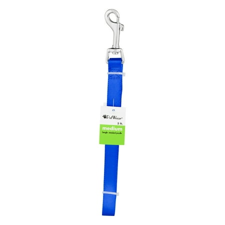 PetWear 5' Leash Medium Blue, 1.0 CT