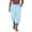 X279-Blue, variant on Men's Cotton Capri Pants Lightweight Loose 3/4 Shorts Elastic Waist Casual Beach Boho Yoga Trousers