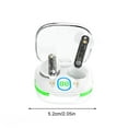 thumbnail image 3 of Wireless Earbuds Bluetooth 5.3 Lightweight In-Ear Headphones Built-In Mic Immersive HIFI Sound Charging Case Breathing Light Type-C Sports Gaming White, 3 of 5