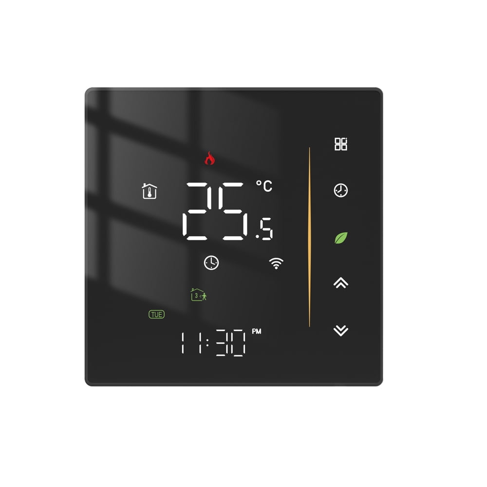 Walmeck Digital Display Intelligent Controller Multifunctional  WaterElectric Floor Heating WaterGas Boiler Thermostat Compatible with and  Assistant