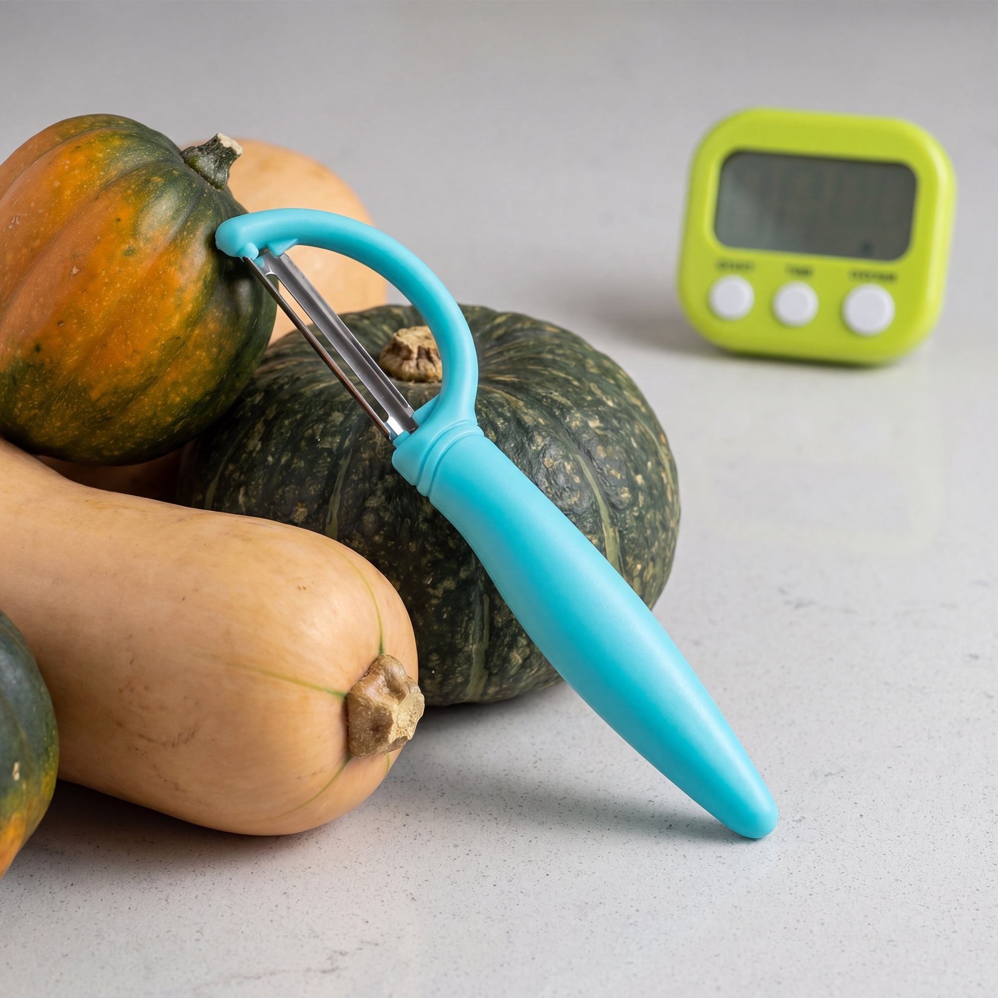 Unique Bargains Durable Potato and Orange Peeler with Ergonomic Handle Multicolor 6Pcs