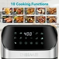 thumbnail image 5 of DEIME Air Fryer 6.2 QT Oilless 1500W Large Capacity Oven Air Fryers Healthy Cooker with 10 Preset, Visual Cooking Window, Non-Stick Basket, Included Recipe, 5 of 8