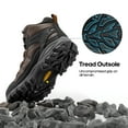 thumbnail image 5 of NORTIV 8 Men's Waterproof Hiking Boots Outdoor Mid Trekking Lightweight Mountaineering Shoes, 5 of 7
