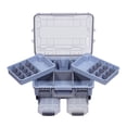 thumbnail image 2 of S SERENABLE Fishing Tackle Box Fishing Accessories Box Multifunctional Storage Organizer Blue, 2 of 9