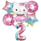 thumbnail image 4 of Conjunto de Globos de fiesta de Hello Kitty, Globos de aluminio con número rosa de 32 pulgadas, decoración de fiesta de cumpleaños para niños, Globos de helio para Baby Shower, 4 of 4