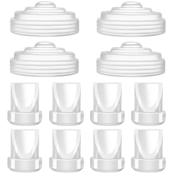 Piezas de extractor de leche Tbuymax Duckbill Valves de silicona M5, 8 unidades
