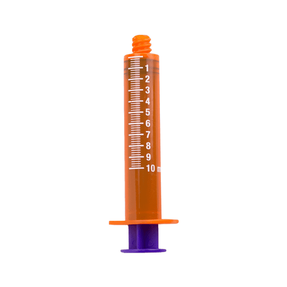 Vesco Medical ENFit Amber Syringes 10ml - Pack of 10