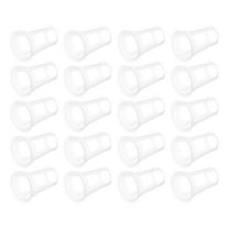 100pcs White Hydroponic Growth Basket PP Planting Cups for Plant Germination and Garden Use