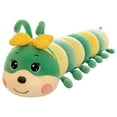 thumbnail image 2 of Cute Caterpillar Wiggler Worm Sleeping pillow insserts Doll Plush Toy Stuffed Animal for Birthday girls and boys Child Bedtime Kids Green, 2 of 8