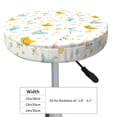 thumbnail image 4 of Lsque Chicken Round Bar chair cushion covers Velvet Fabric Premium Comfort Protects from Scratches and Stains for 14-17 Inch Chair- 13 inch, 4 of 7