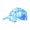 Blue, variant on Tie dye 3d print polyester baseball cap adjustable snapback upf50+ uv sun protection breathable unisex hat summer outdoor travel festival