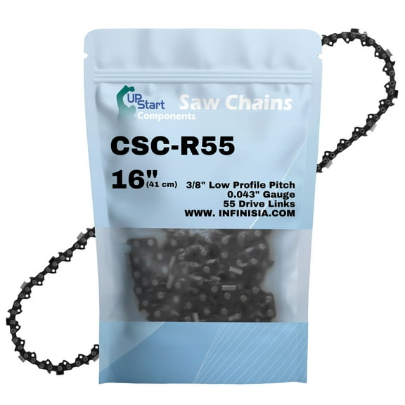 16-Inch Chainsaw Chain Replacement for Stihl MS 171 - R55 (16", 3/8", .043", 55 Drive Links)