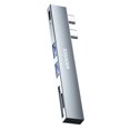 thumbnail image 3 of Hub USB 1 de 5 pulgadas de Alta Velocidad para MacBook Pro/Air 2018 - 2022 Gris, 3 of 9