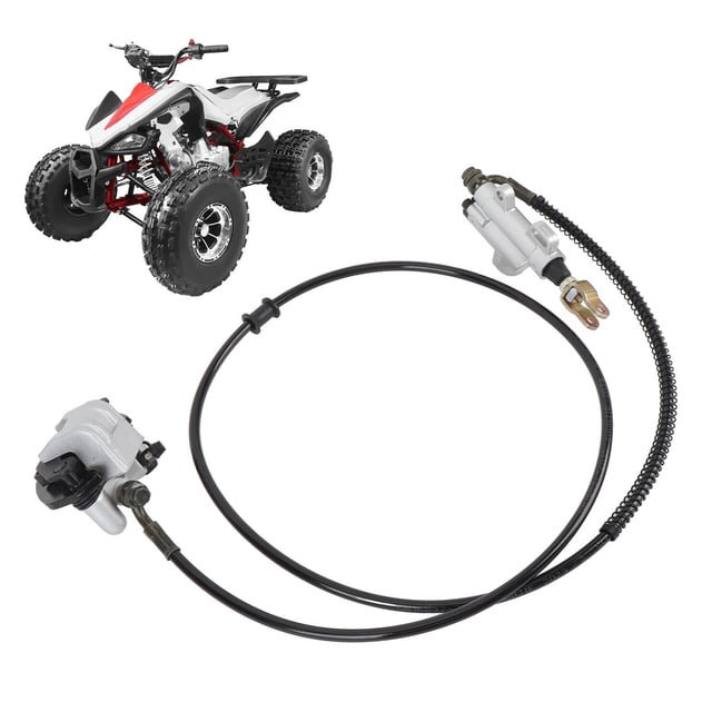 Vaya Kit de Cilindro Maestro de Freno Trasero Kart, Con conjunto de Pinza de Pinza de Pinza de Freno Trasero de Rendimiento Trasero de Frenado.