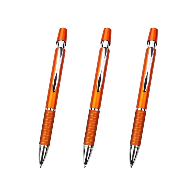 5Pcs Ballpoint Pens For Men, Vacemry Ballpoint Pens, Metal Pen With 3 Refills, .0 Mm Medium Point Black Ink For Journaling, Business Professionals, Office Use And Executive Gifts