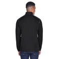 thumbnail image 2 of Men's Newbury Colorblock Mélange Fleece Full-Zip - BLK HTH/ D GR HT - XL, 2 of 3
