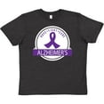 thumbnail image 3 of Inktastic Alzheimers Awareness Month Hope Fight Cure Youth T-Shirt, 3 of 5