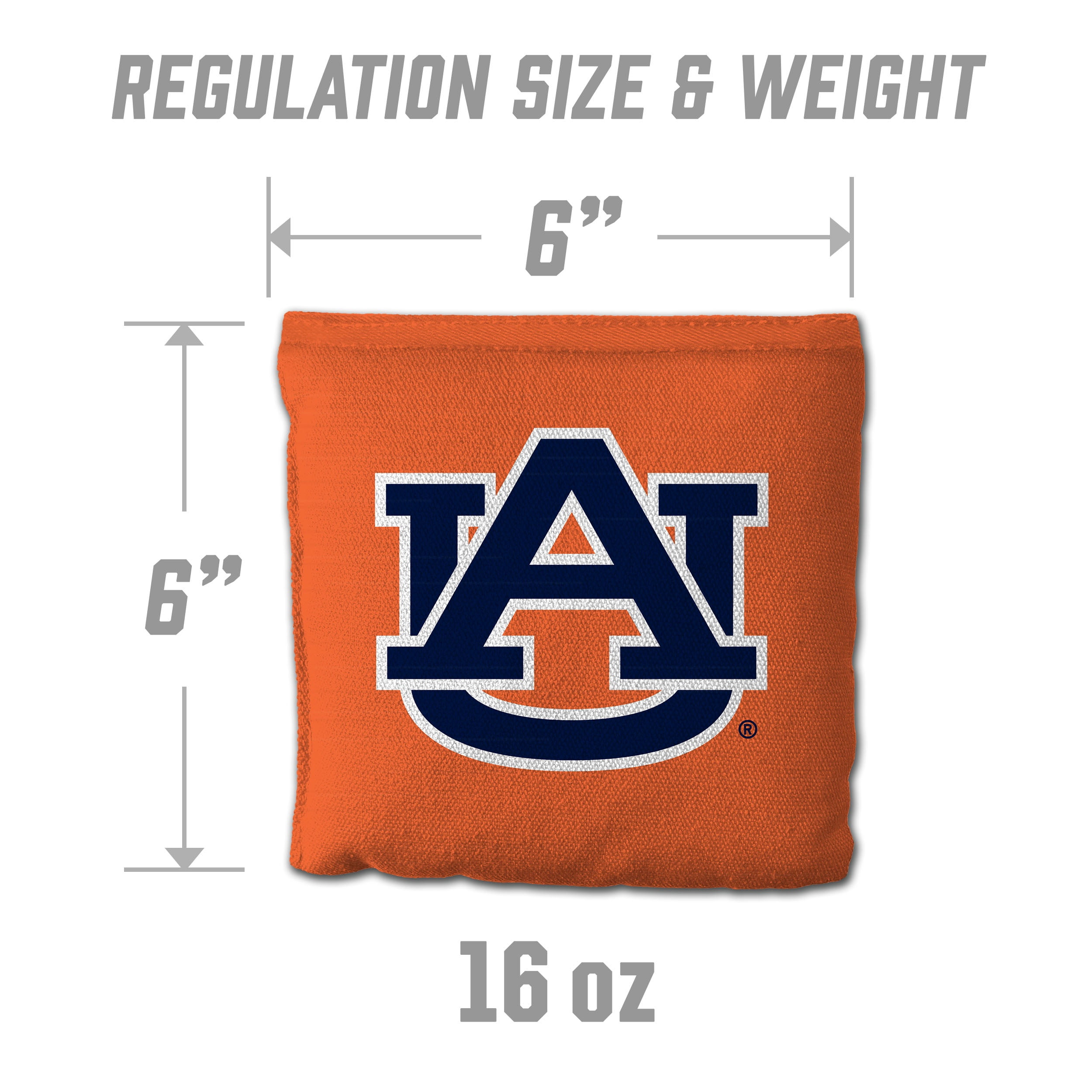 Auburn Tigers 8pk Licensed Cornhole Bags