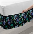thumbnail image 2 of Ambesonne Multi-color Wrap Around Microfiber Bed Skirt, Queen, 2 of 2