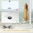 thumbnail image 4 of Hongchun Brass drain plug for bathroom sink, 4 of 5