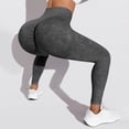 thumbnail image 6 of REgarm Workout Ribbed Seamless Leggings for Women High Waist Tummy Control Gym Leggings Athletic Yoga Pants Gray,L, 6 of 6