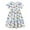 White, variant on Girls Dresses Kids Toddler Girls Summer Honey Bee Butterfly Print A Line Flutter Sleeves Stylish Casual Dress Little Girl Dresses Blue 6 Years-7 Years