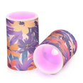 thumbnail image 7 of Yayeee Flameless Candles with Remote Flickering Battery Operated Multi Color Changing, Colorful Painted Flowers Pattern, 7 of 7