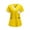 Yellow, variant on CYMMPU Women's Summer Solid Color Scrub Top for Women, Casual Work Wear Lightweight Breathable Blouse Tee Green XL