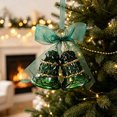 thumbnail image 6 of Clearance! Christmas Ornaments Dark Green Frosted Gradient Decorations, Xmas Tree Hanging Pendants, Seasonal Indoor Outdoor Decor for Christmas Tree Mantel Wall, 6 of 7