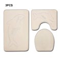 thumbnail image 4 of Maytalsory 3pack/lot Non-Slip Chenille Bath Rug Easy To Install Waterproof Durable Comfortable Multi-functional PJ210611-B001 1Set, 4 of 6