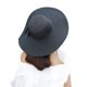thumbnail image 2 of Sombrero de paja Qarigey Borde de Sombreros Negro, 2 of 6