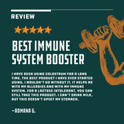 Bovine Colostrum Capsules with Immunoglobulin G - Colostrum Supplement and Muscle Builder for Gut Health Joint Support Immune Health Bone Strength and Brain Support Probiotic Supplement - 60 Count