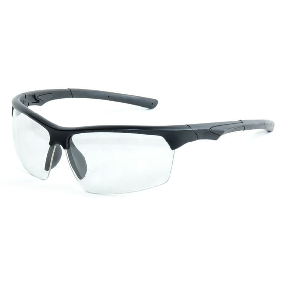 Hyper Tough Ultra Clear Safety Glasses with Impact Resistant Polycarbonate Lens HTS-627435CL 1 pack