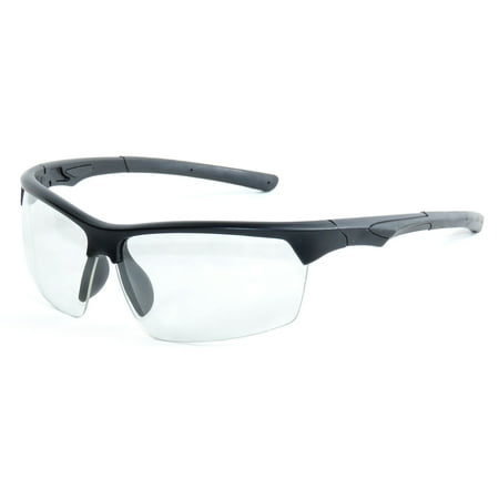 Hyper Tough Ultra Clear Safety Glasses with Impact Resistant Poly-Carbonate Lens HTS-627435CL 1 pack