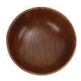 thumbnail image 4 of Wood Bowl, Round Soup Bowl Stable Sturdy  For Rice, 4 of 8