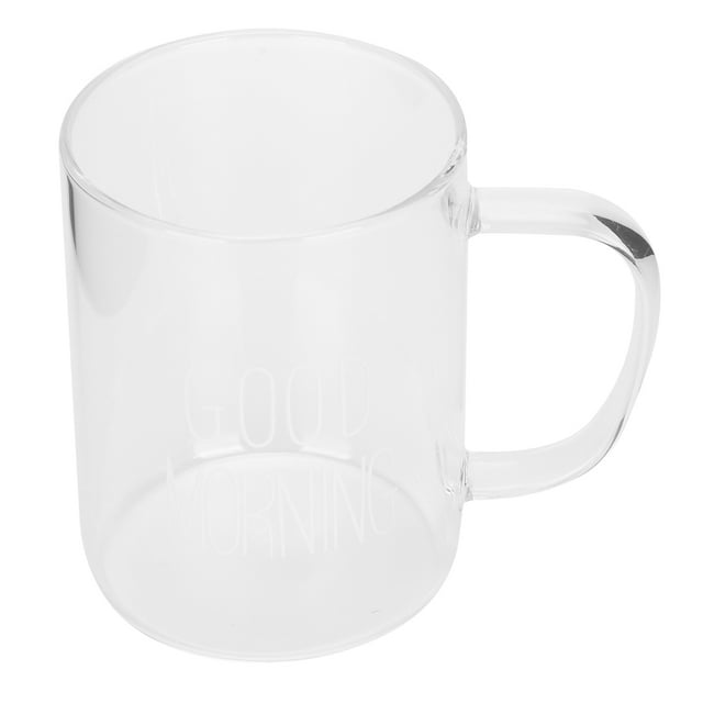 Milk Cup, Portable Water Cup, Lightweight Printed Pattern Coffee For Latte Tea Cappuccino White Letter