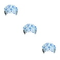 thumbnail image 2 of Transemion Operating Hats Nurse Durability Gourd-shaped Button Bright Colors Tie Back Multifunctional Work Uniform Working Caps G-07 3Set, 2 of 6