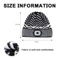 thumbnail image 4 of Gorro con luz, Gorro LED recargable por USB con 3 niveles de brillo, 4 of 6
