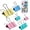Multicolored, variant on 150 Pcs Colored Binder Clips Assorted Sizes with a Box, Jumbo, Large, Medium, Small, Mini, Micro,6 Sizes for Office, School and Home