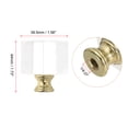 thumbnail image 2 of Uxcell 39mm Lamp Shade Finial, Cube Crystal Lamp Finials Caps Knob 1/4-27 Inch Threaded Base Clear Square Decoration, 2 of 6