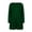 Green, variant on Ruimatai Women's Plus Size 3/4 Sleeve Casual Nightgown Round NeckLoose Fit Comfortable Soft Dress for Home Relaxation