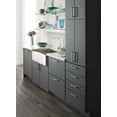 thumbnail image 3 of Amerock Monument 5-1/16 inch Center-to-Center Polished Nickel Cabinet Pull, 25 Pack, 3 of 7