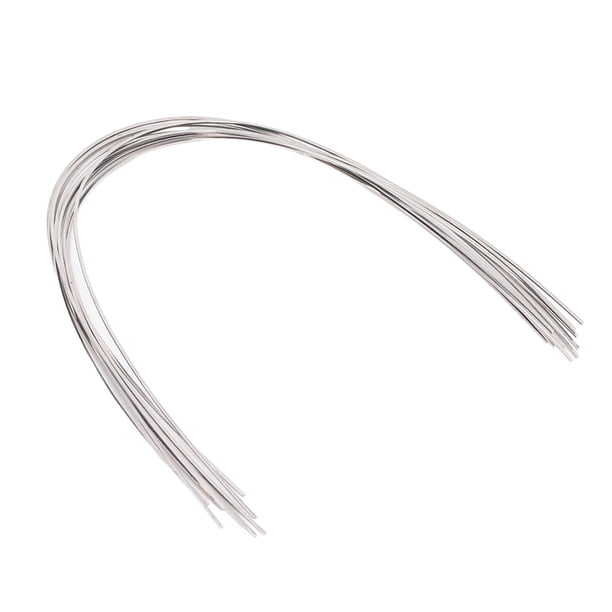 Alambre de arco de ortodoncia de acero inoxidable, 50 piezas de arco rectangular de ortodoncia Alambre de arco de ortodoncia dental Alambre de arco de ortodoncia elástico Características mejoradas