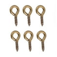 thumbnail image 1 of Small Eye Hooks, Mini Eye Pins Hooks 3Colors 200Pcs / Bag Eye Pins Eyepins Alloy Thread Screw Eye Hooks Jewelry Findings Eye Pins for Jewelry Pendant Making, 1 of 7